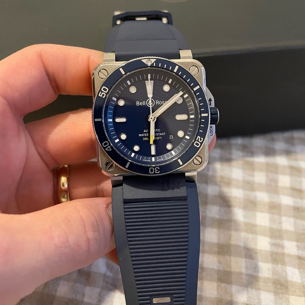 ** SOLD ** Bell & Ross BR 03-92 Diver Blue